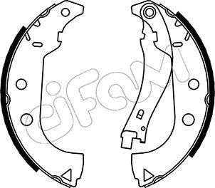 Cifam 153-087 - Kit freno, freni a tamburo www.autoricambit.com