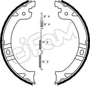 Cifam 153-027K - Kit ganasce, Freno stazionamento www.autoricambit.com