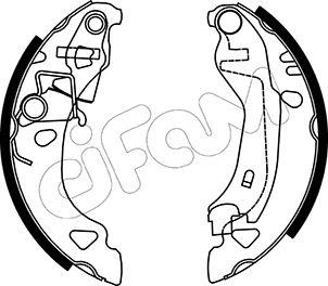 Cifam 153-070 - Kit freno, freni a tamburo www.autoricambit.com