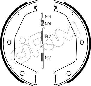 Cifam 153-197K - Kit ganasce, Freno stazionamento www.autoricambit.com