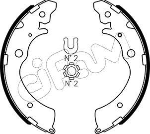 Cifam 153-154 - Kit freno, freni a tamburo www.autoricambit.com