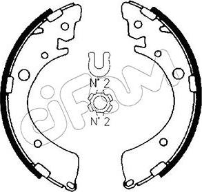 Cifam 153-153 - Kit freno, freni a tamburo www.autoricambit.com