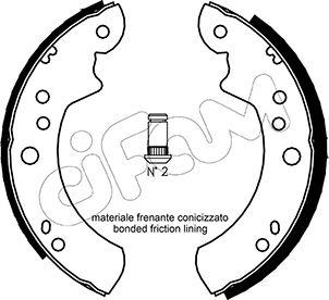 Cifam 153-114 - Kit freno, freni a tamburo www.autoricambit.com