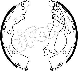 Cifam 153-182 - Kit freno, freni a tamburo www.autoricambit.com