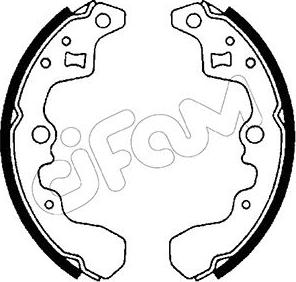 Cifam 153-391 - Kit freno, freni a tamburo www.autoricambit.com