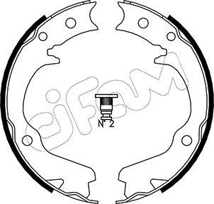 Cifam 153-386 - Kit ganasce, Freno stazionamento www.autoricambit.com