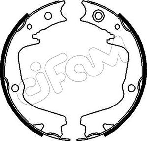 Cifam 153-387 - Kit ganasce, Freno stazionamento www.autoricambit.com