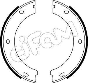 Cifam 153-325 - Kit ganasce, Freno stazionamento www.autoricambit.com