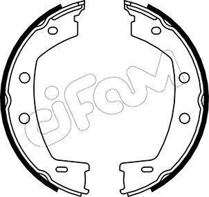 Cifam 153-374 - Kit ganasce, Freno stazionamento www.autoricambit.com