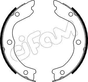 Cifam 153-293 - Kit ganasce, Freno stazionamento www.autoricambit.com