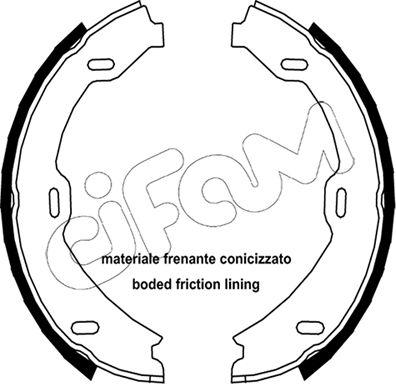 Cifam 153-241 - Kit ganasce, Freno stazionamento www.autoricambit.com