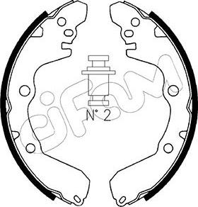 Cifam 153-256 - Kit freno, freni a tamburo www.autoricambit.com