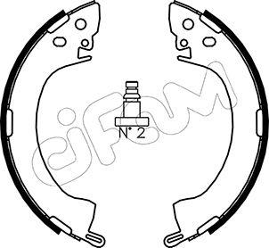 Cifam 153-251 - Kit freno, freni a tamburo www.autoricambit.com