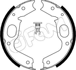 Cifam 153-264 - Kit ganasce, Freno stazionamento www.autoricambit.com