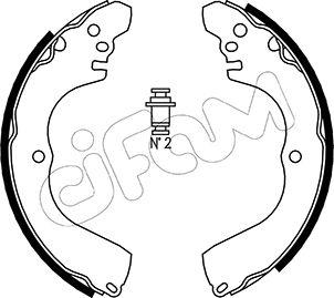 Cifam 153-261 - Kit freno, freni a tamburo www.autoricambit.com