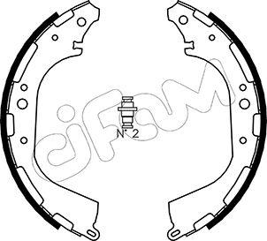 Cifam 153-282 - Kit freno, freni a tamburo www.autoricambit.com