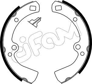 Cifam 153-270 - Kit freno, freni a tamburo www.autoricambit.com