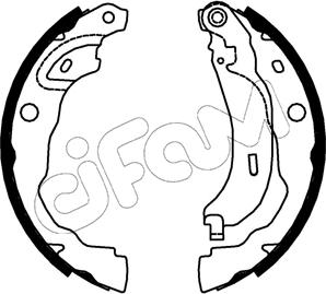 Cifam 153-753 - Kit freno, freni a tamburo www.autoricambit.com