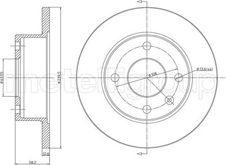 Cifam 800-098 - Discofreno www.autoricambit.com