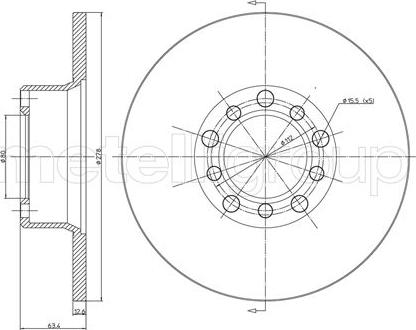 Cifam 800-046 - Discofreno www.autoricambit.com