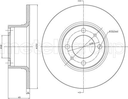 Cifam 800-043 - Discofreno www.autoricambit.com