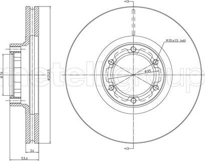 Cifam 800-051 - Discofreno www.autoricambit.com