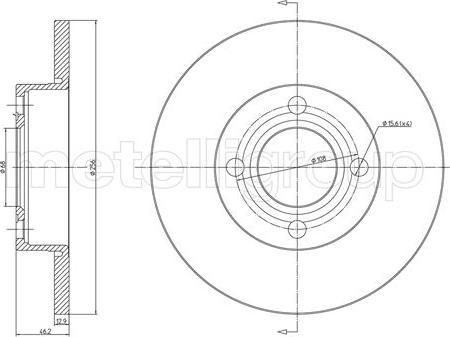 Cifam 800-062 - Discofreno www.autoricambit.com