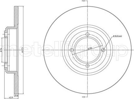 Cifam 800-025 - Discofreno www.autoricambit.com