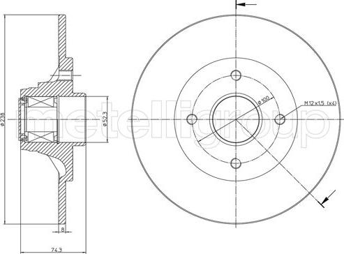 Cifam 800-198 - Discofreno www.autoricambit.com