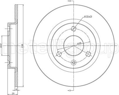 Cifam 800-153 - Discofreno www.autoricambit.com