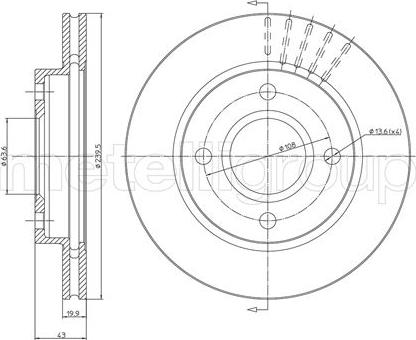 Cifam 800-169 - Discofreno www.autoricambit.com