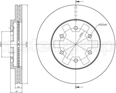 Cifam 800-1616 - Discofreno www.autoricambit.com