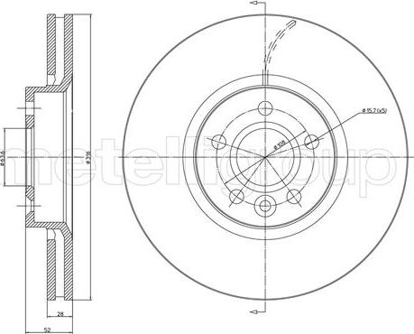 Cifam 800-1181C - Discofreno www.autoricambit.com