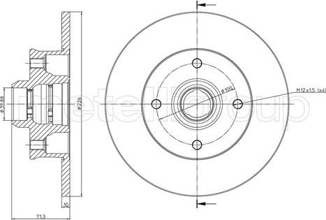 Cifam 800-117 - Discofreno www.autoricambit.com