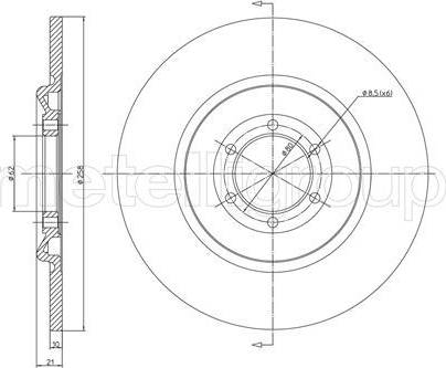 Cifam 800-325 - Discofreno www.autoricambit.com