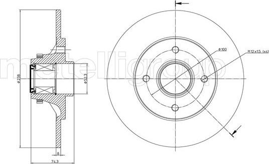 Cifam 800-243 - Discofreno www.autoricambit.com