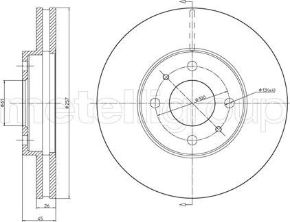 Cifam 800-250 - Discofreno www.autoricambit.com