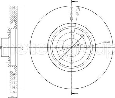 Cifam 800-751C - Discofreno www.autoricambit.com