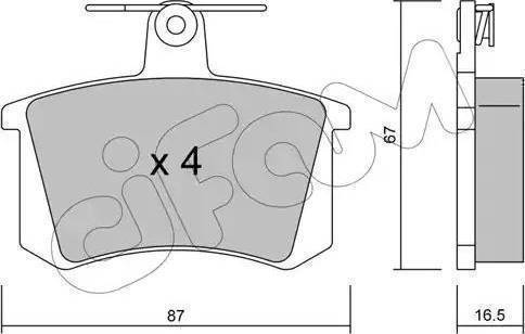 Magneti Marelli 363700205056 - Kit pastiglie freno, Freno a disco www.autoricambit.com