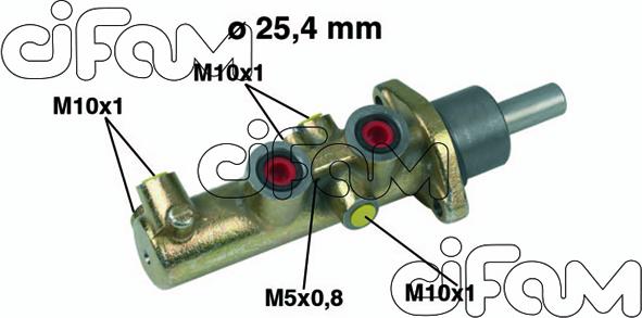 Cifam 202-446 - Cilindro maestro del freno www.autoricambit.com