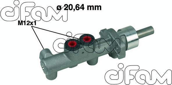 Cifam 202-400 - Cilindro maestro del freno www.autoricambit.com