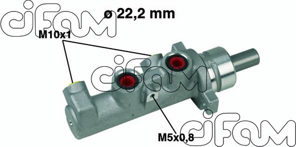 Cifam 202-471 - Cilindro maestro del freno www.autoricambit.com