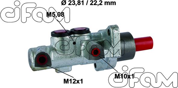 Cifam 202-518 - Cilindro maestro del freno www.autoricambit.com