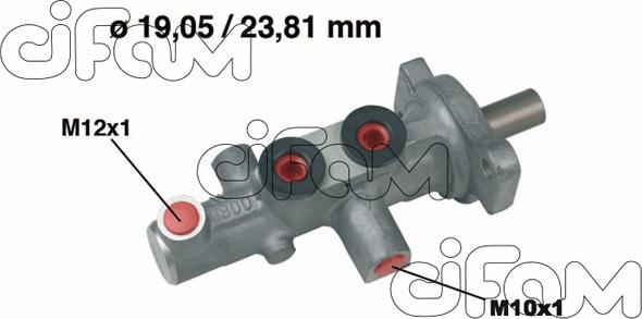 Cifam 202-621 - Cilindro maestro del freno www.autoricambit.com