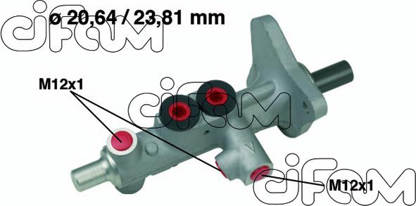 Cifam 202-627 - Cilindro maestro del freno www.autoricambit.com