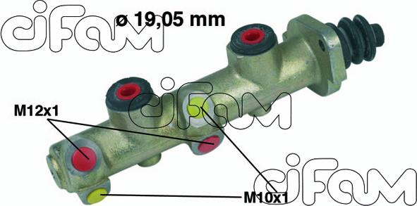 Cifam 202-160 - Cilindro maestro del freno www.autoricambit.com