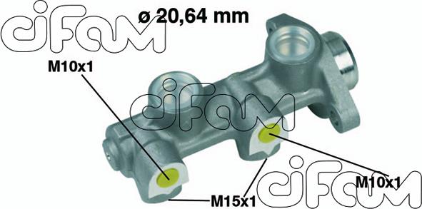 Cifam 202-183 - Cilindro maestro del freno www.autoricambit.com