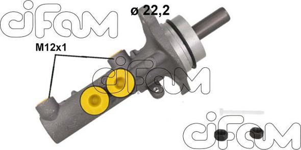 Cifam 202-1253 - Cilindro maestro del freno www.autoricambit.com