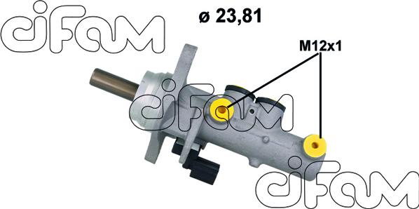 Cifam 202-1213 - Cilindro maestro del freno www.autoricambit.com