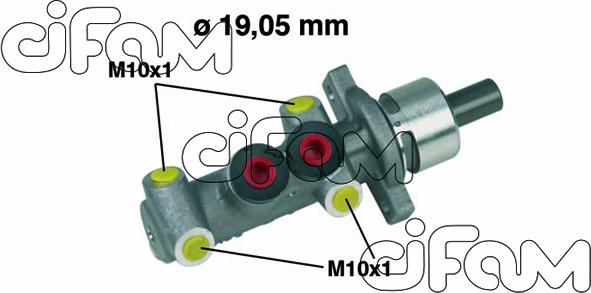 Cifam 202-266 - Cilindro maestro del freno www.autoricambit.com